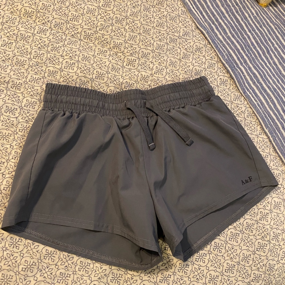 A&F Gray Athletic Shorts Girls 11/12
